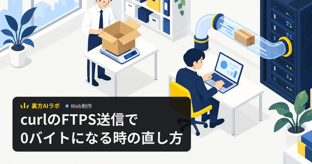 小さなオフィスを斜め上から見た図で、担当者が届いた空の荷物を秤に載せ、隣で別の担当者が中身の詰まった箱を送り直している